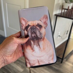 French bulldog long wallet